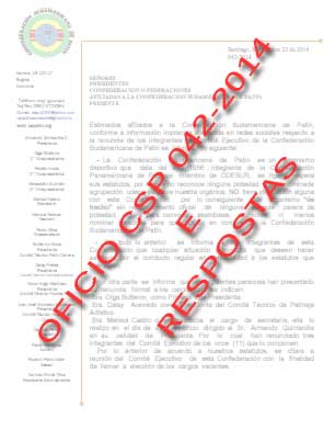 CLIQUE PARA ABRIR - OFICIO 042/2014 CSP